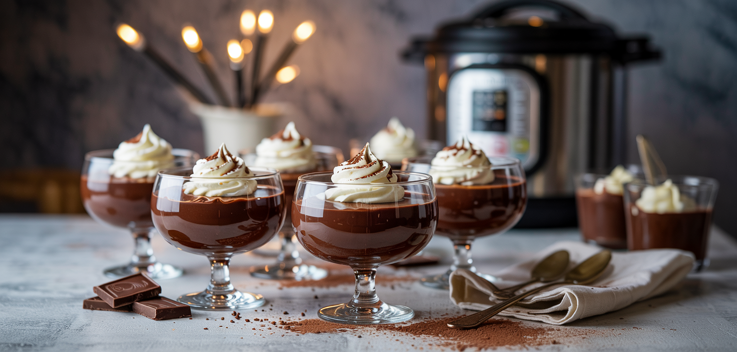 Silky Keto Instant Pot Chocolate Mousse