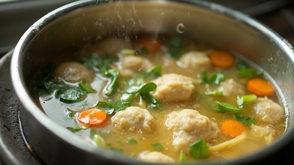 add broth then pressure cook