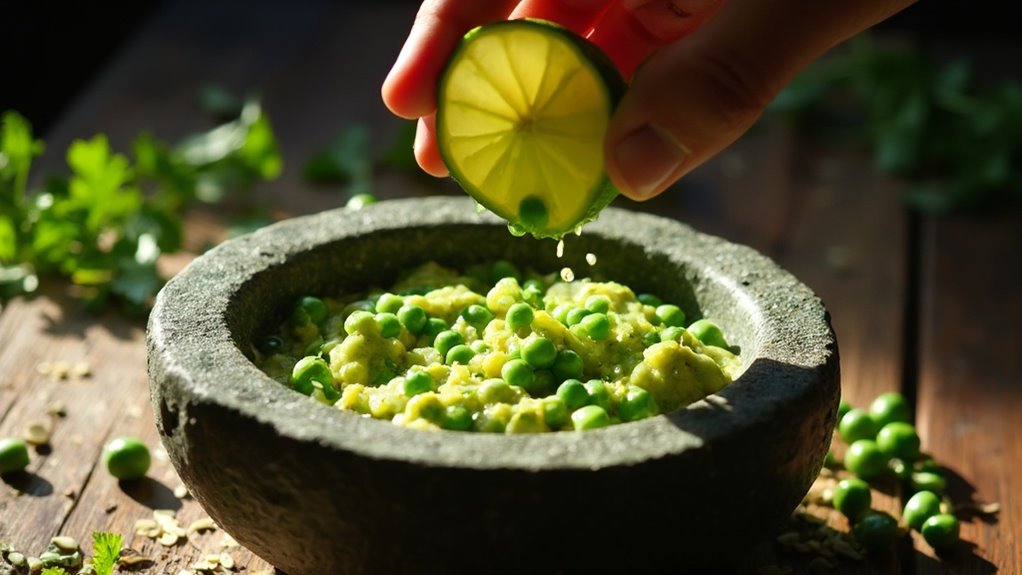 add lime juice now
