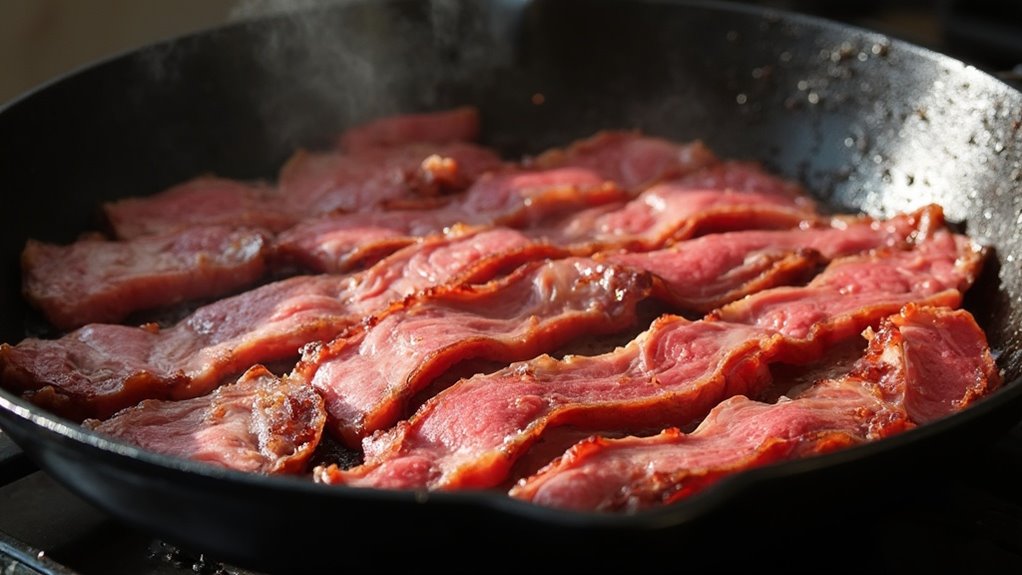add steak around edges