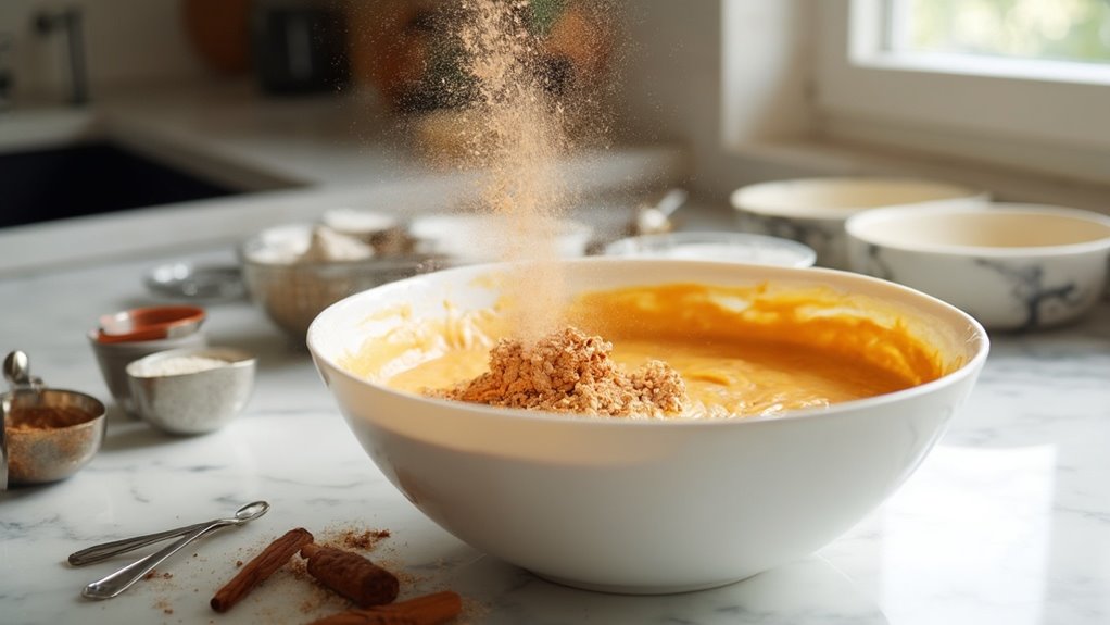 combine flour and spices