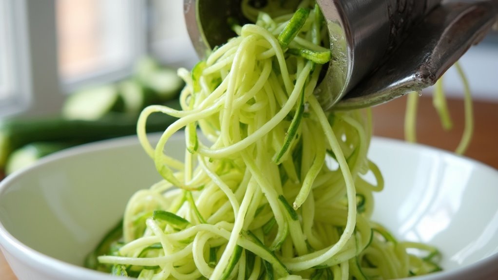 create zucchini noodle dish