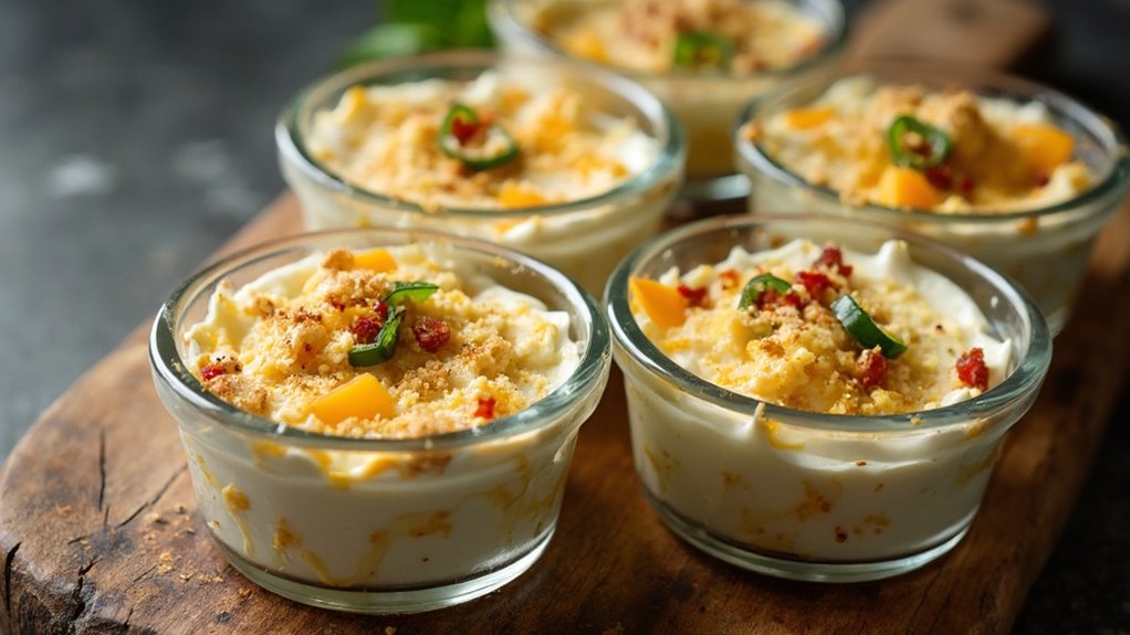 distribute mixture into cups