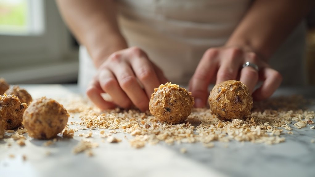 form mixture into balls