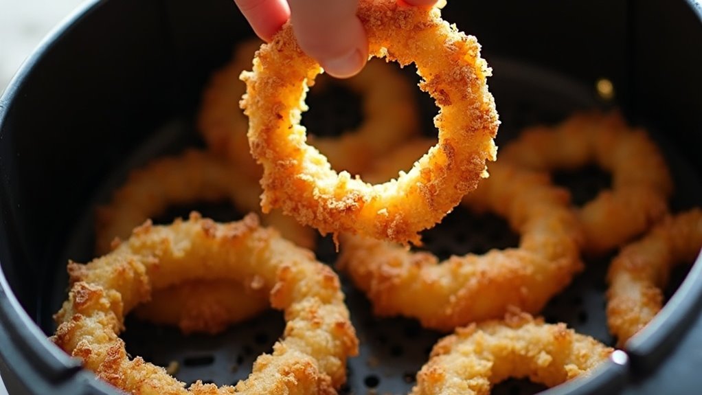 fry rings in fryer