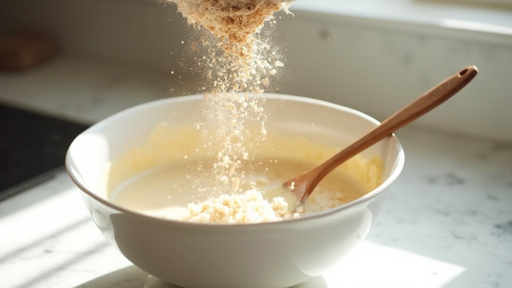 gradually incorporate dry ingredients
