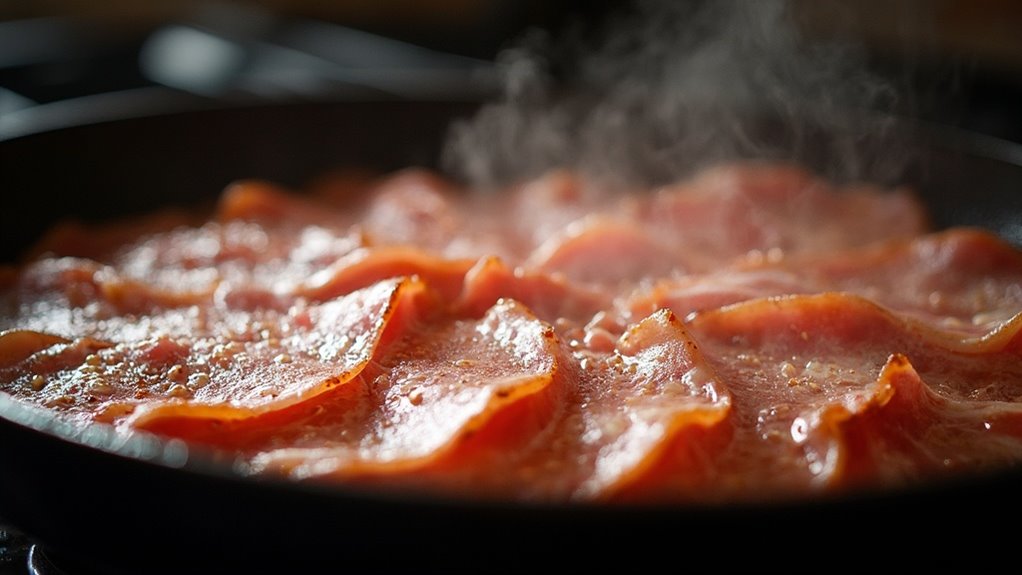 heat bacon for 30 seconds