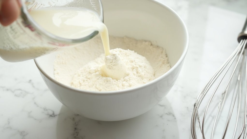 mix milk with protein