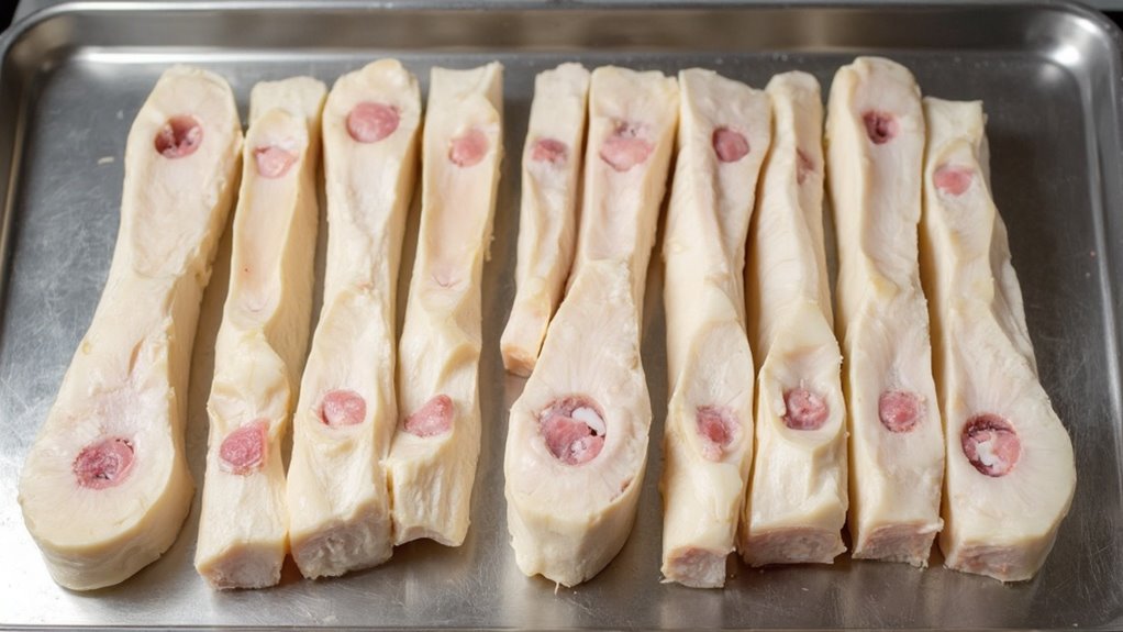 position bones marrow side up
