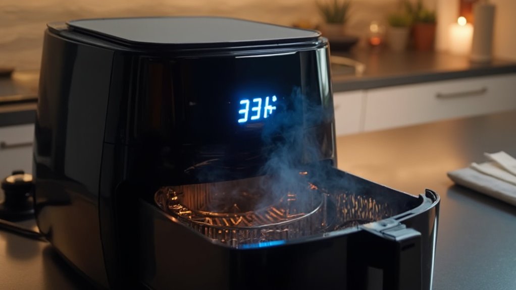 preheat air fryer 380 f