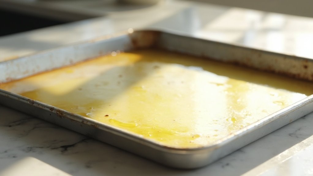 preheat oiled baking sheet