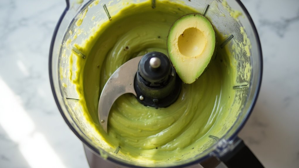 pulse avocado until smooth