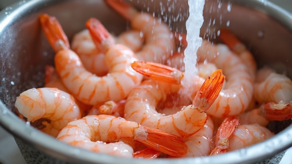 rinse shrimp before cooking