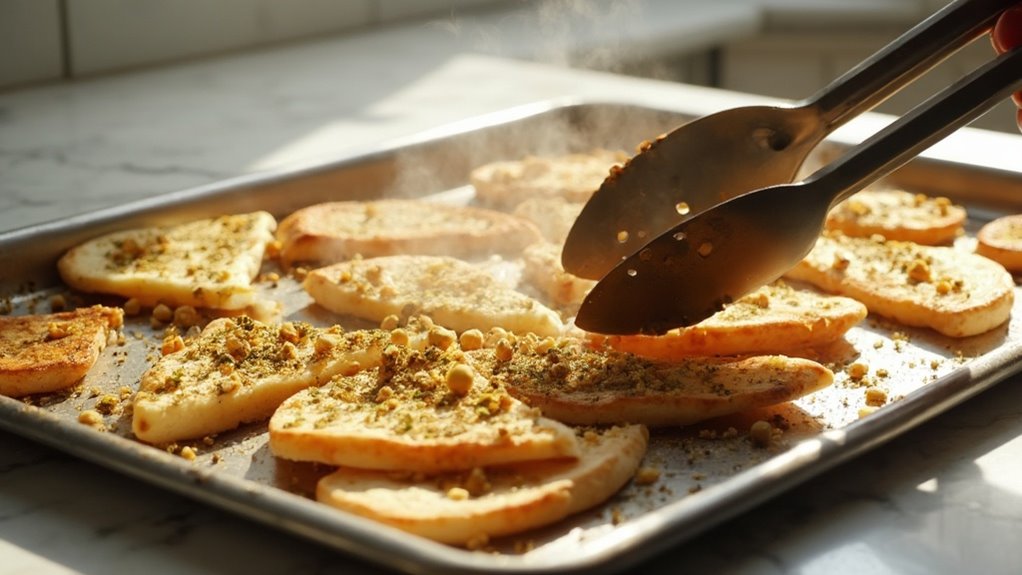rotate baking sheets halfway