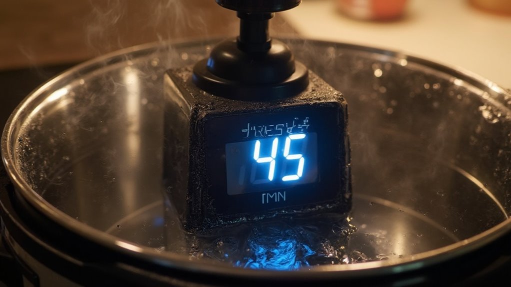 set timer for pressure cooking