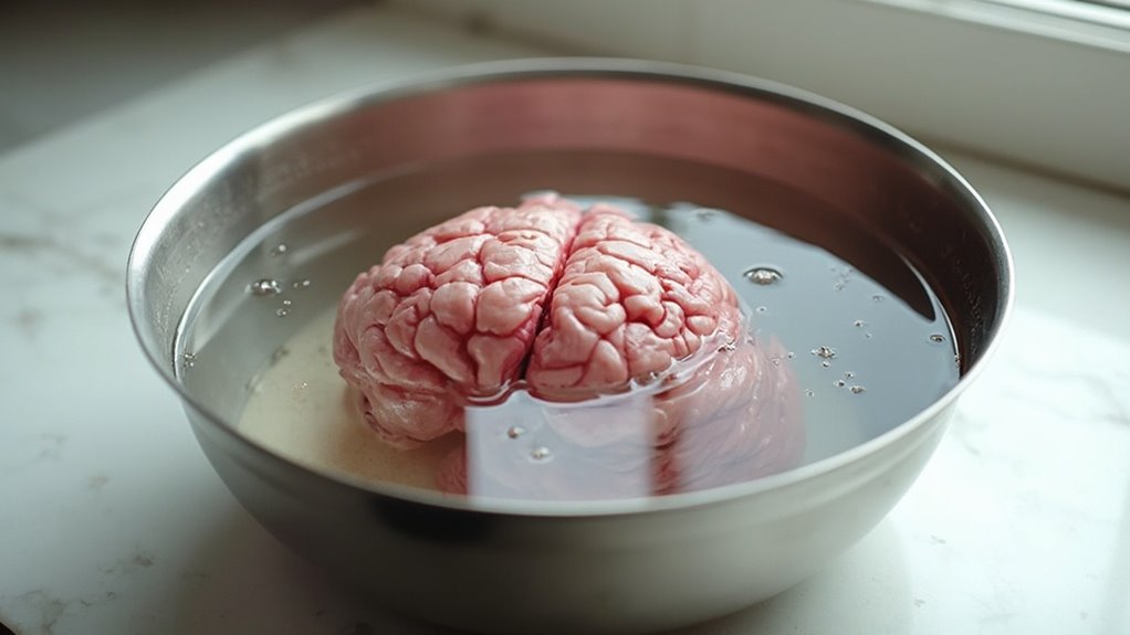 soak brain prior preparation